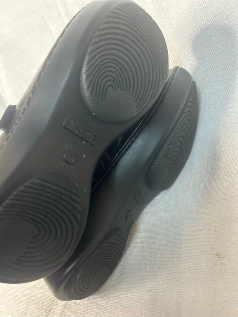 Naot Black Leather Mary Jane Comfort Shoes